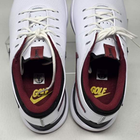 Nike Air Zoom Victory Tour 3 Men’s Size 7.5 Golf Shoes White Maroon DV6798-104